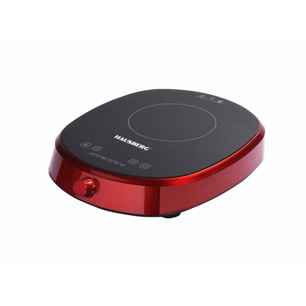 Hausberg HB-1527RS Hordozható 1 zónás Indukciós főzőlap 2000W - Vörös