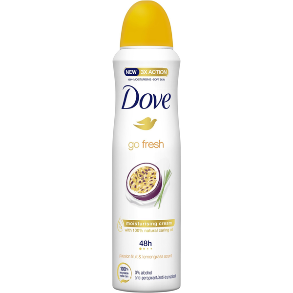 Дезодорант спрей, против изпотяване Dove, Passion fruit, 48 ч, 150 мл