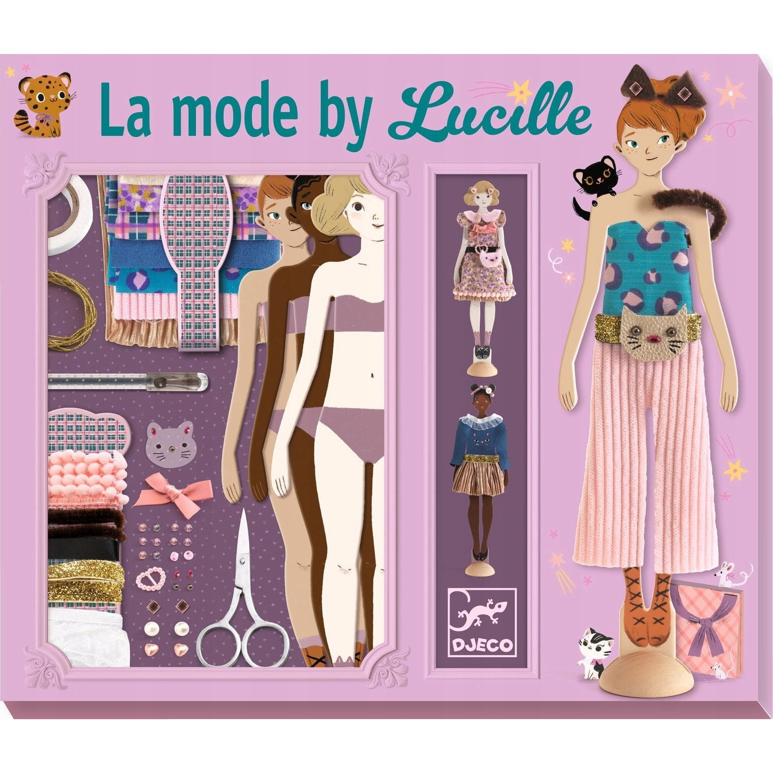 Djeco Fashion By Lucille - Divattervező Műhely, Luca Kollekciója (DJ09334)
