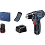 Bosch Professional GSR 12V-15 akkus fúrócsavarozó 2db 2.Ah akkuval (060186810G)