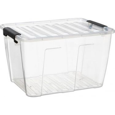 Iris Home Box Műanyag Tárolódoboz zárható tetővel 15L - Átlátszó (PT22410800)