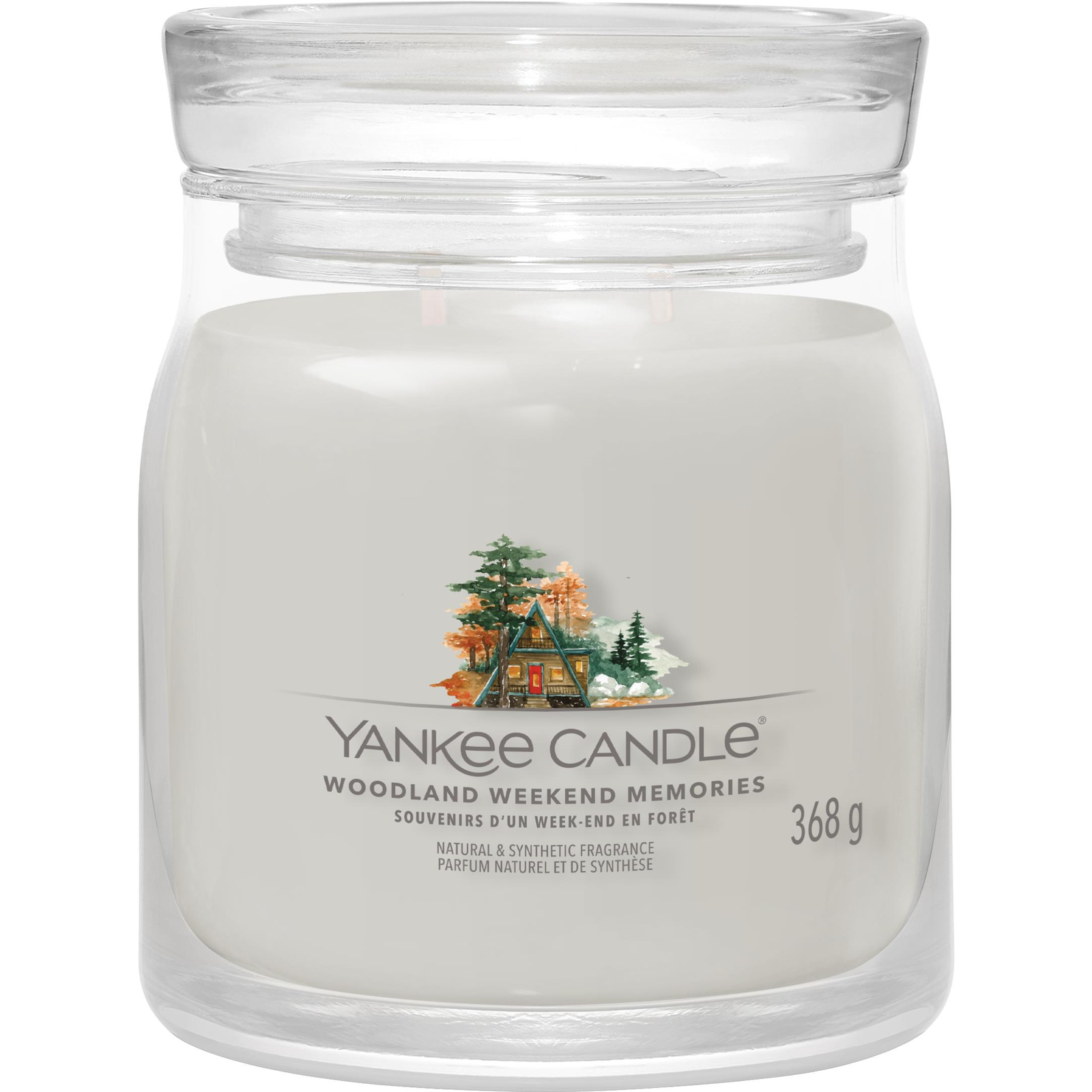 YANKEE CANDLE Signature Woodland Weekend Memories 368 g, 2 kanóc (5038581161891)