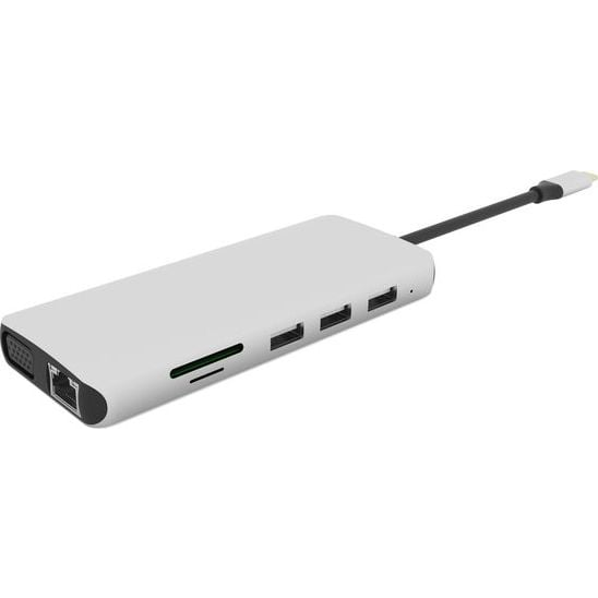 ESTUFF USB-C hub razdelilnik, 12-v-1