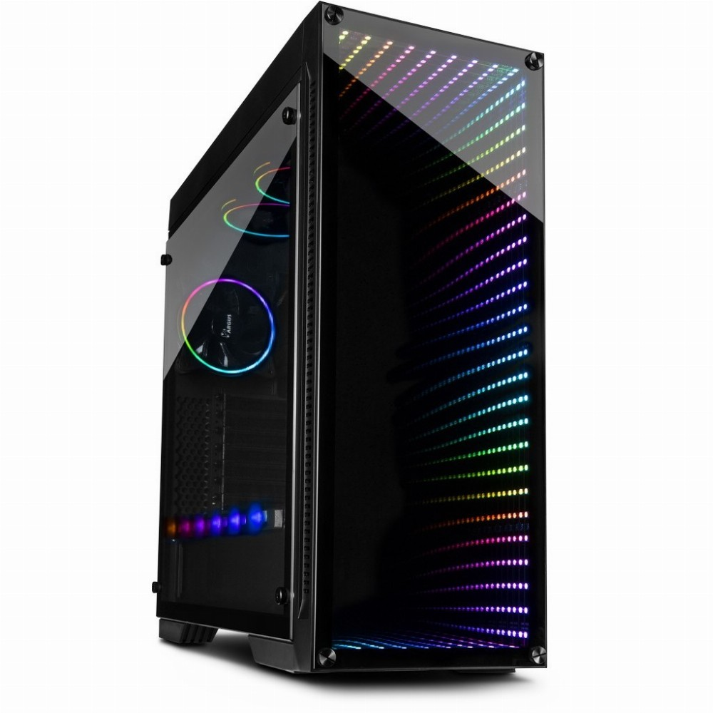 Inter-Tech X-908 Infini2 Számítógépház - Fekete (88881240)
