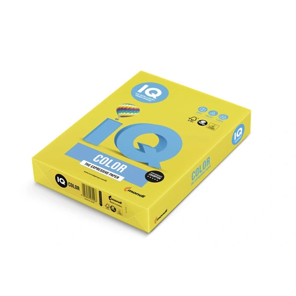IQ Color A4 80 g 500 ív intenzív sárga másolópapír (IQC480/I/IG50)