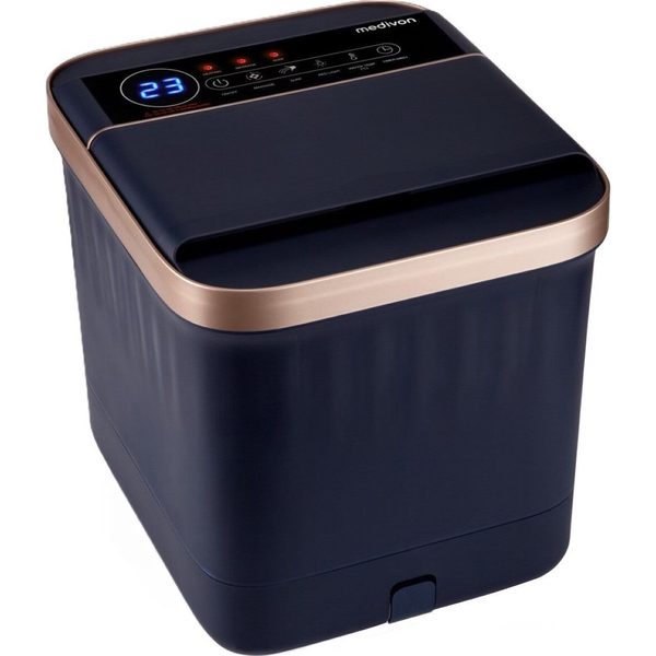 Medivon Hydro Masajeador De Pies Con Agua | Shiatsu, Tai Chi, Luz Roja, Calor Regulable, 20l Capacidad, Aromaterapia, Relajación Y Circulación