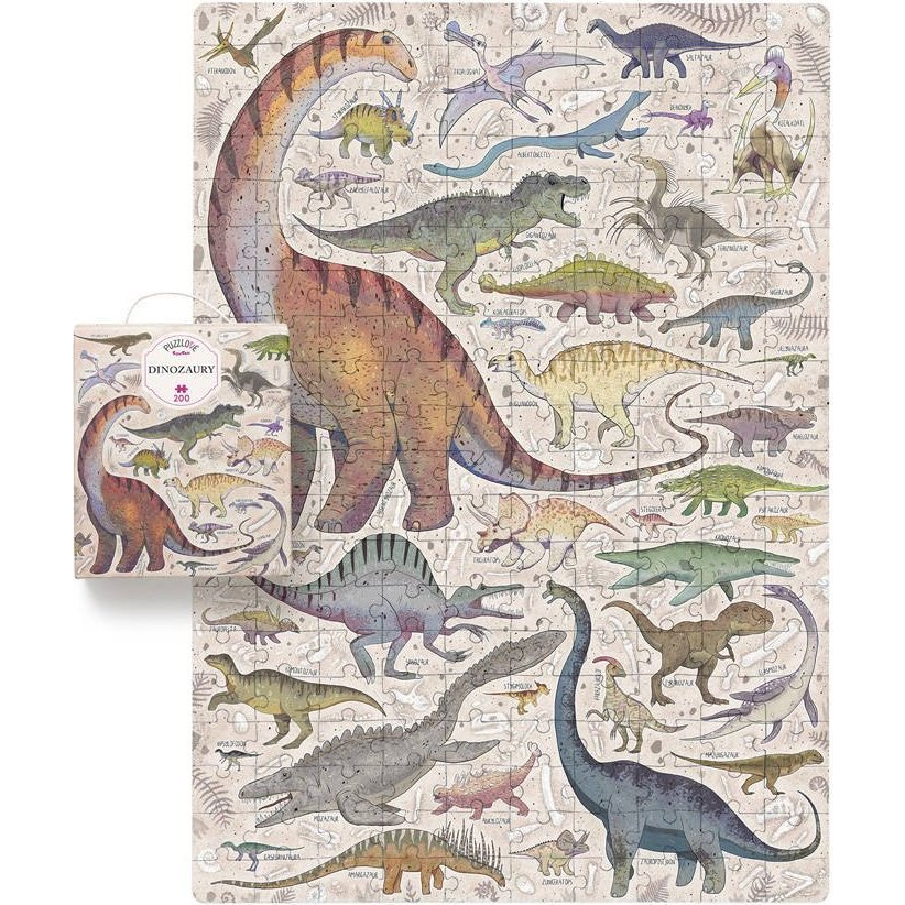 Puzzle Dinoszauruszok, Czuczu, 200 Db, Többszínű (GXP-861383)