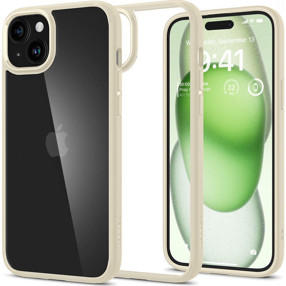 Spigen iPhone 15 Plus Case Ultra Hybrid Mute Beige (ACS06658)