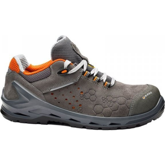 BASE I-TOOL Munkavédelmi Cipő - 40, S1P, ESD SRC, Szürke/Narancs (BHP 1217G 40)