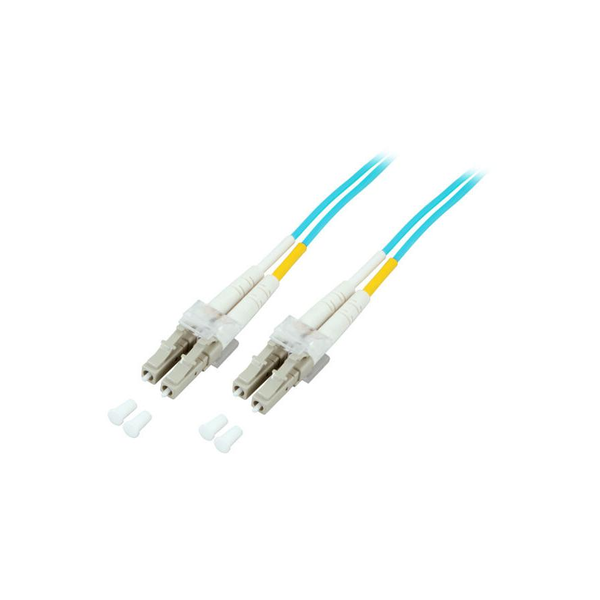 EFB Duplex Jumper LC-LC 50/125,OM3,LSZH,aqua,2.0mm,1m