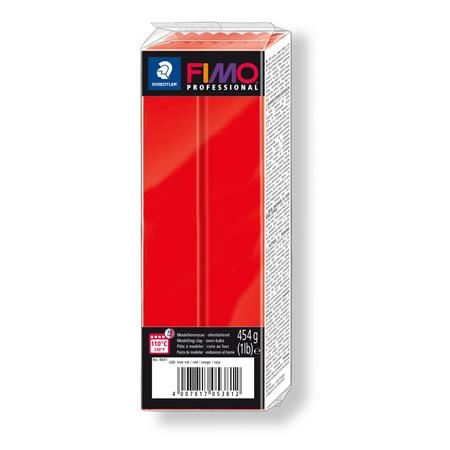 FIMO "Professional" égethető gyurma 454g piros  (8041-200 / FM8041200)