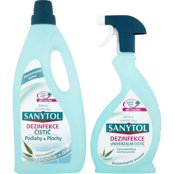 Sanytol Duopack padló + univerzális fertőtlenítő szer csomag (8595059709353)