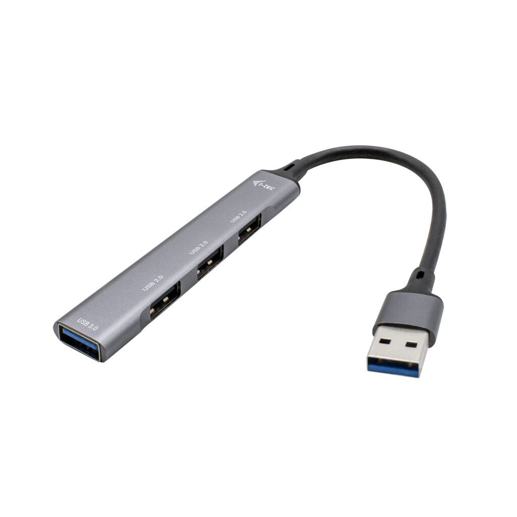i-tec Metal U3HUBMETALMINI4 hub USB 3.2 Gen 1 (3.1 Gen 1) Type-A Kovová (U3HUBMETALMINI4)