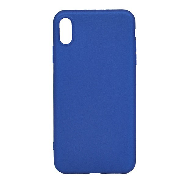 X-LEVEL GUARDIAN szilikon telefonvédő (ultravékony, matt) SÖTÉTKÉK [Apple iPhone XS Max 6.5] (5996457804740)