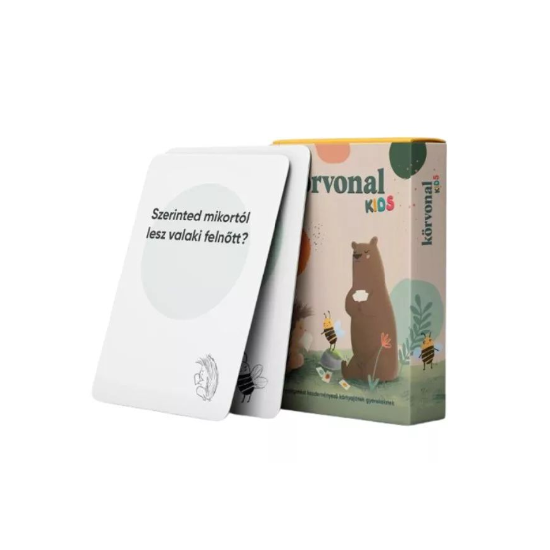 Körvonal Kids - Kérdések gyerekeknek Kommunikációs társasjáték 80db kártyalappal (5999861567010)