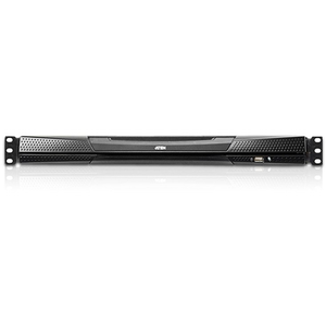 Przełącznik KVM ATEN KL1516AM, TFT 43 cm, VGA, PS/2-USB over Kat 5, 16 portów, niemiecki układ klawiatury