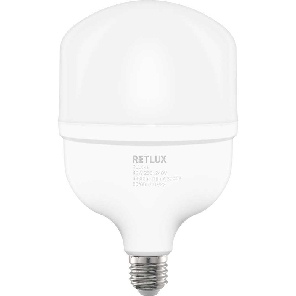 RETLUX RLL 446 T120 E27 bulb 40W WW (RLL 446 T120 E27 bulb 40W WW RETLU)