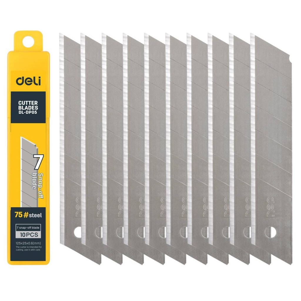 Deli Tools tartalék penge sniccer késhez 25mm 10 db (EDL-DP05) (EDL-DP05)