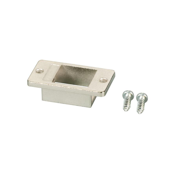EFB Keystone Einbaurahmen 1-Port,Zinkdruckguss,metallfarben