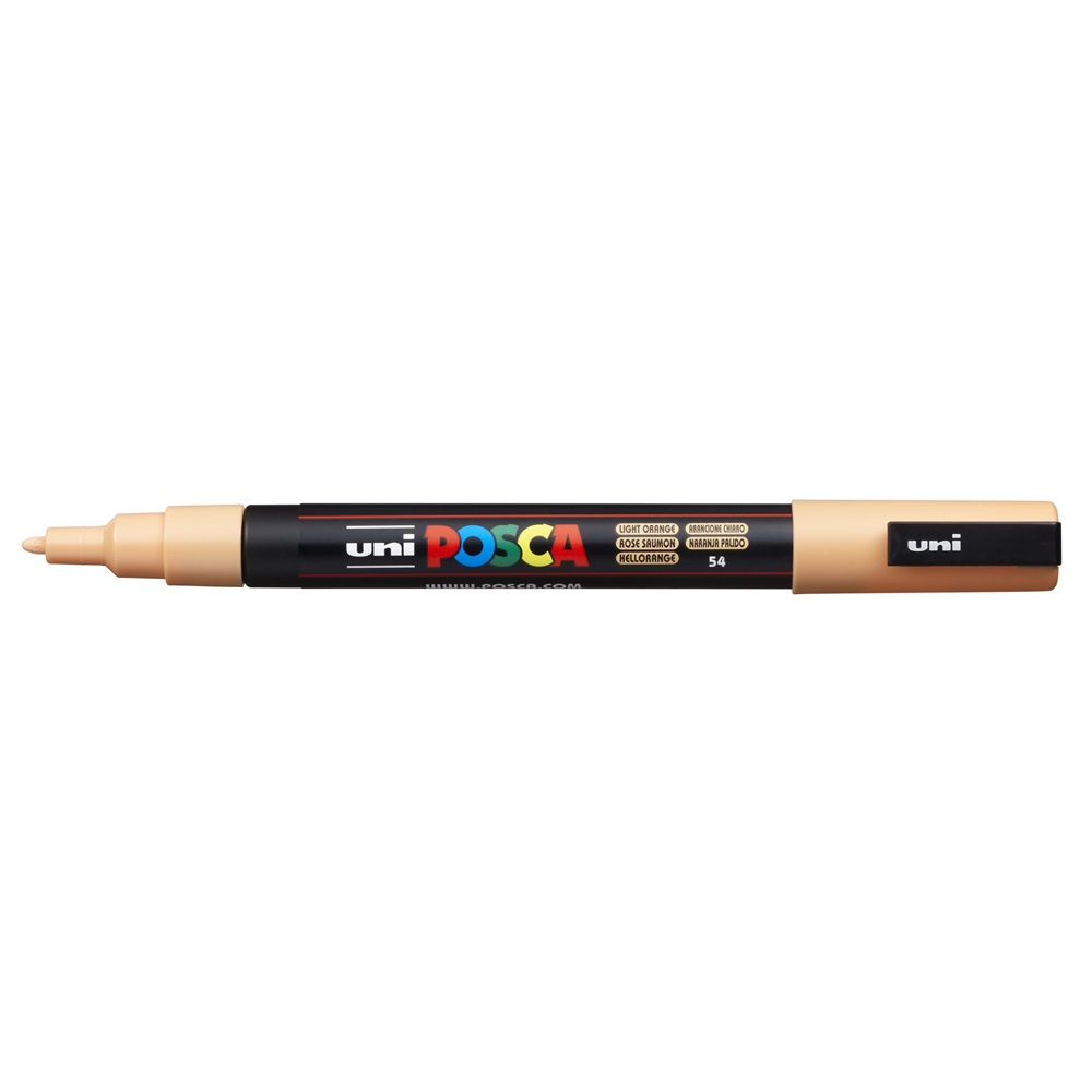 Uni Dekormarker 0,9-1,3mm, Posca PC-3M világos narancs (2UPC3MVN) (2UPC3MVN)