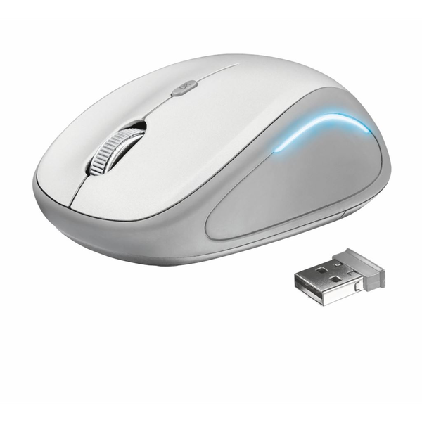 Trust Yvi FX mouse Ufficio Ambidestro RF Wireless Ottico 1600 DPI
