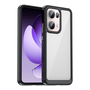 Szilikon telefonvédő (ütésállóság, átlátszó hátlap) FEKETE Oppo Reno 13 Pro "Gigapack csomagolás" (GP-167742)