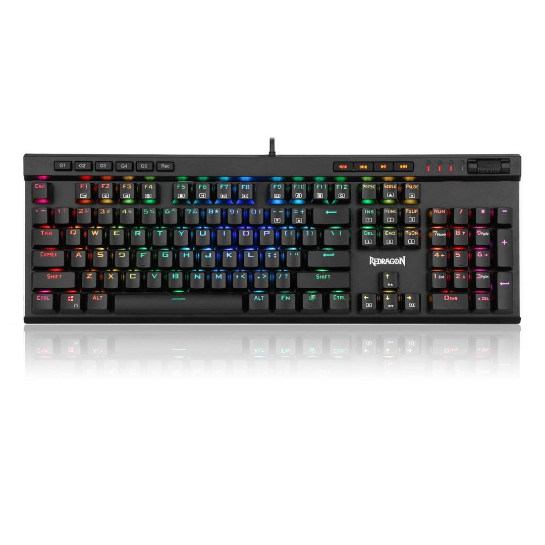 Redragon Vata RGB Blue Switch USB Magyar (K580RGB_BLUE_HU)