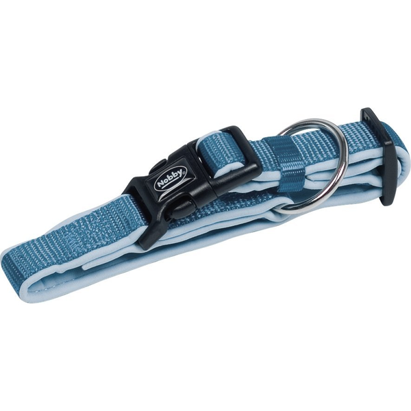 Kutyapóráz Nobby Calssic Preno, állítható, neoprén, kék, 30-45 cm