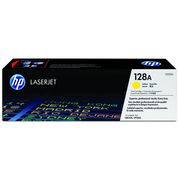 HP CE322A 128A жълт LaserJet тонер 1300 страници