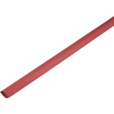 Zsugorcső ragasztó nélkül, piros, 60 mm 2:1, TRU COMPONENTS 1225459 méteráru (1225459)