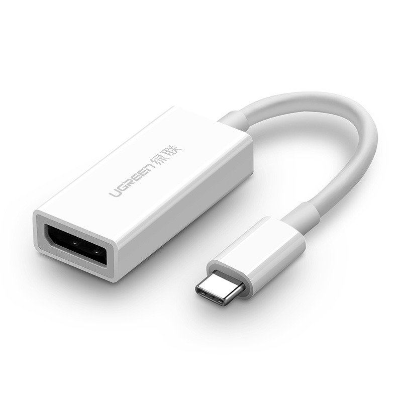 UGREEN MM130 USB-C DisplayPort adapter, 4K, 60Hz, fehér (40372) (UG40372)