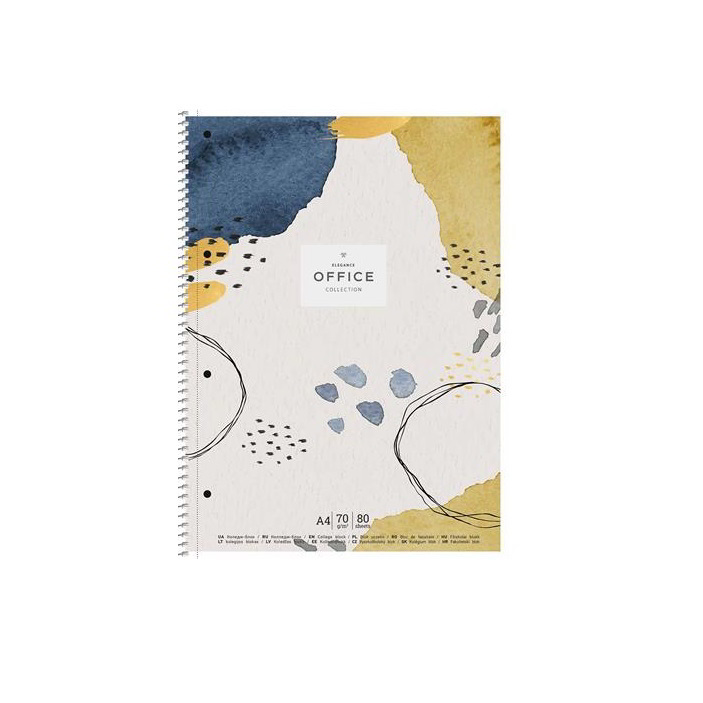 Shkolyaryk Office collection 80 lapos A4+ Kockás spirálfüzet többféle (A4-080-6507K)