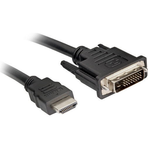 Kabel Sharkoon HDMI - DVI-D 5m czarny (4044951015238)