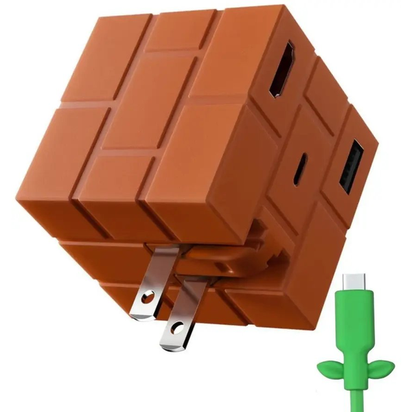 Powkong Cube dock set charge station + Vine cable