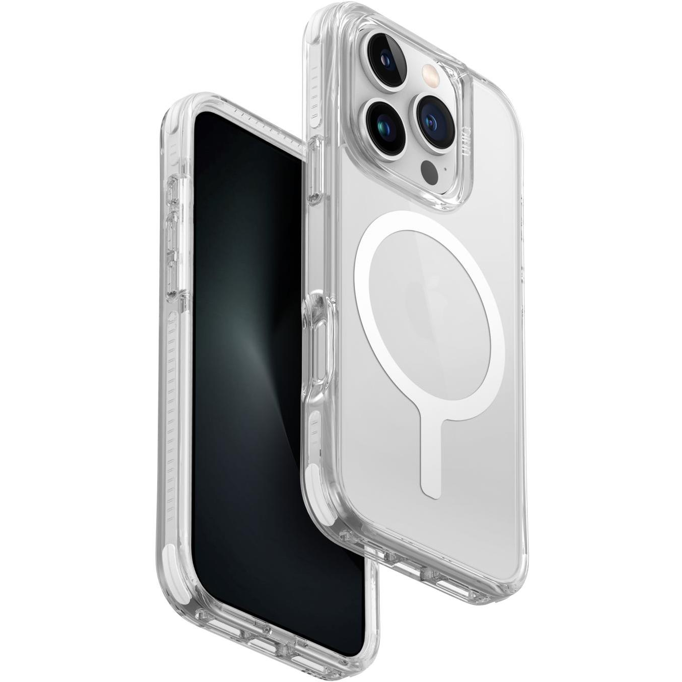 UNIQ Combat MagClick Charging iPhone 16 Pro tok - Lume-White (UNIQ-IP6.3P(2024)-COMMLWHT)