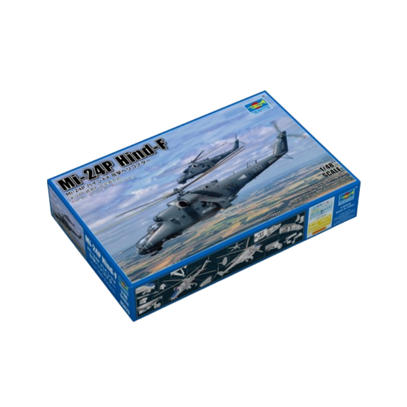 Trumpeter Mi-24P Hind F harci helikopter Műanyag makett 1:48 (05829)