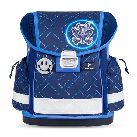 Belmil Classy Navy Blue Tech Iskolatáska - Kék (403-13/AG/64)