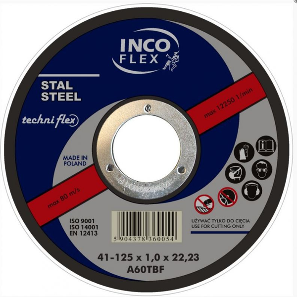 Techniflex Tarcza do szlifowania metalu 230 x 6,0 x 22,2mm (IFM27-230-6.0-22A24S)