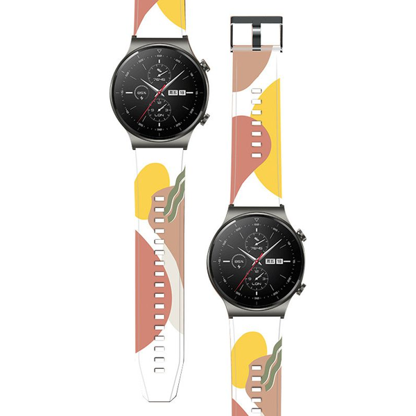 Strap Moro Csereszíj Huawei Watch GT2 Pro Csereszíj Camo Fekete - 8, Tok