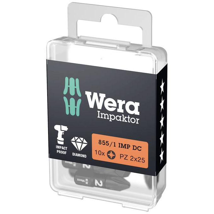 Wera Kereszthornyú bit 3 D 6.3 10 db (05057622001) (05057622001)