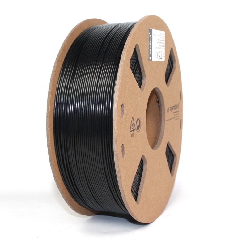 Gembird 3DP-ABS1.75-01-BK Filament ABS 1.75mm 1kg - Fekete (8db / csomag) (3DP-ABS1.75-01-BK X8)