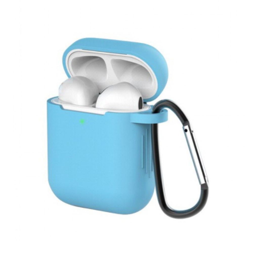 Cellect AirPods tok világoskék 1.5mm (AIRPODS-CASE-BL) (AIRPODS-CASE-BL)