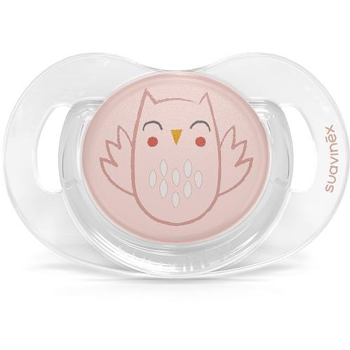 Suavinex Bonhomia SX Pro, anatómiai, 0-6 hónapos kor között, bagoly, rózsaszínű (8426420079082)