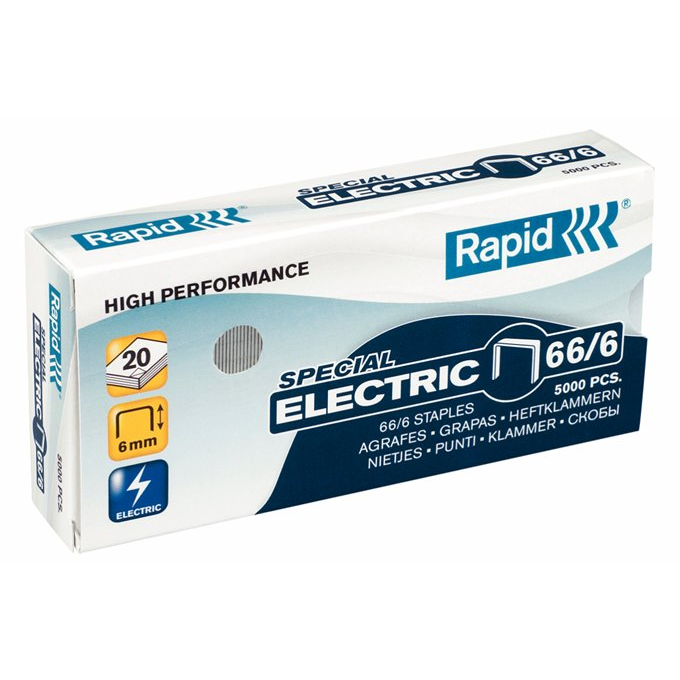 Rapid Strong 66/6 Tűzőgépkapocs (5000 db) (24867800)