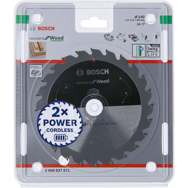 Bosch 2 608 837 671 rundsavklinge 14 cm 1 stk