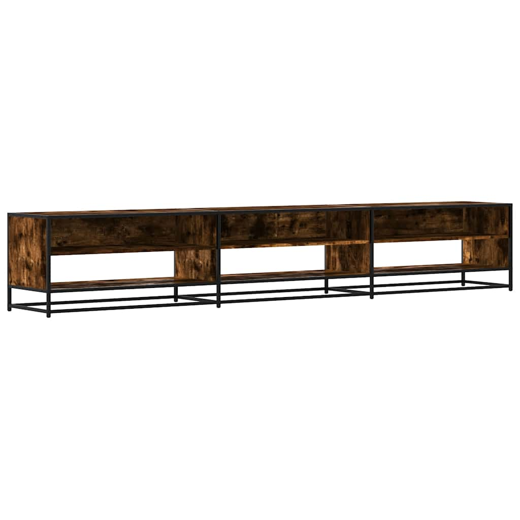 füstös tölgy színű szerelt fa TV-szekrény 270 x 40 x 46 cm (3300812)