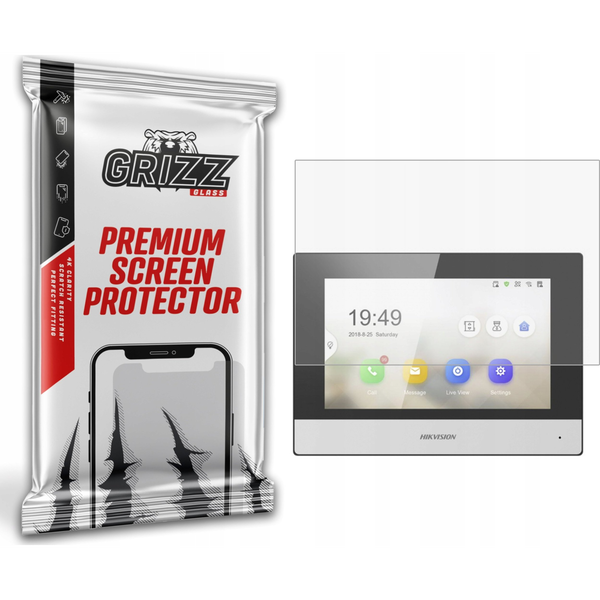  GrizzGlass Folia matowa GrizzGlass PaperScreen do wideodomofonu HIKVISION IKIT-D4-PL302 7"
