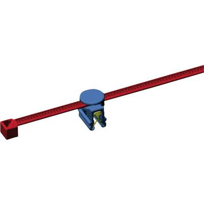Kábelkötegelő kábeltartóval 200 x 4,6 mm, fekete, 1 db, HellermannTyton 156-01601 CBTO50R-PA66-BK-D1 (156-01601)