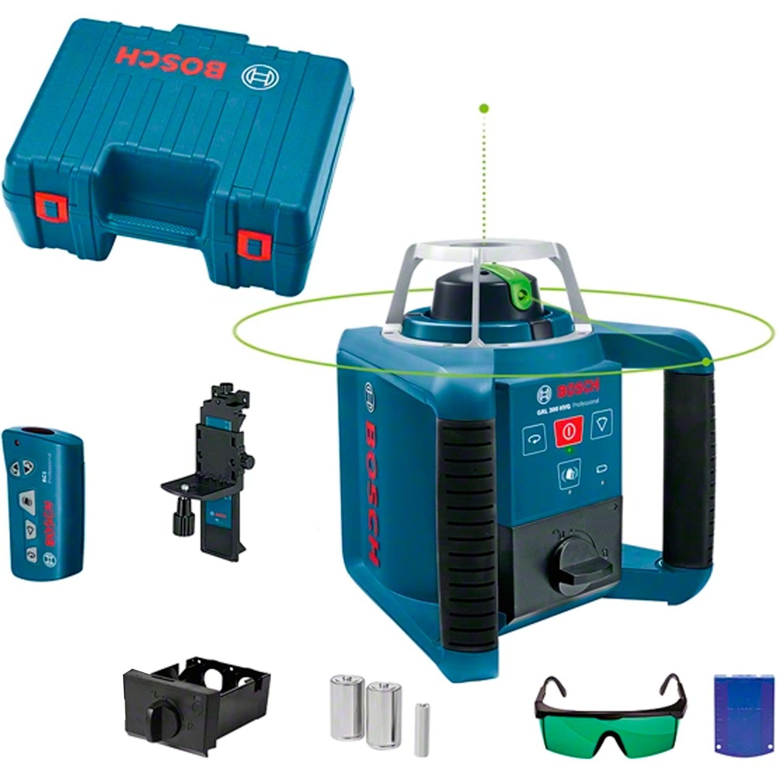 Bosch 0 601 061 700 laserová vodováha Radový 300 m 532 nm (< 5 mW) (0601061700)