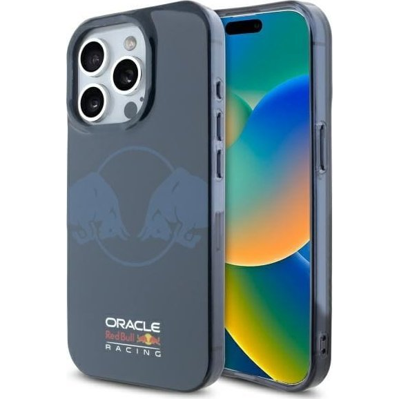 Red Bull Two Bulls iPhone 15 Pro Max kemény hátlap tok, tengerészkék (RBHMP15X24HIDBV)